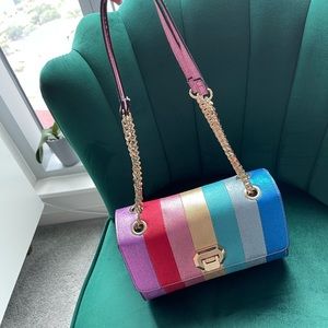 ALDO CAMBARERI RAINBOW SHOULDER BAG